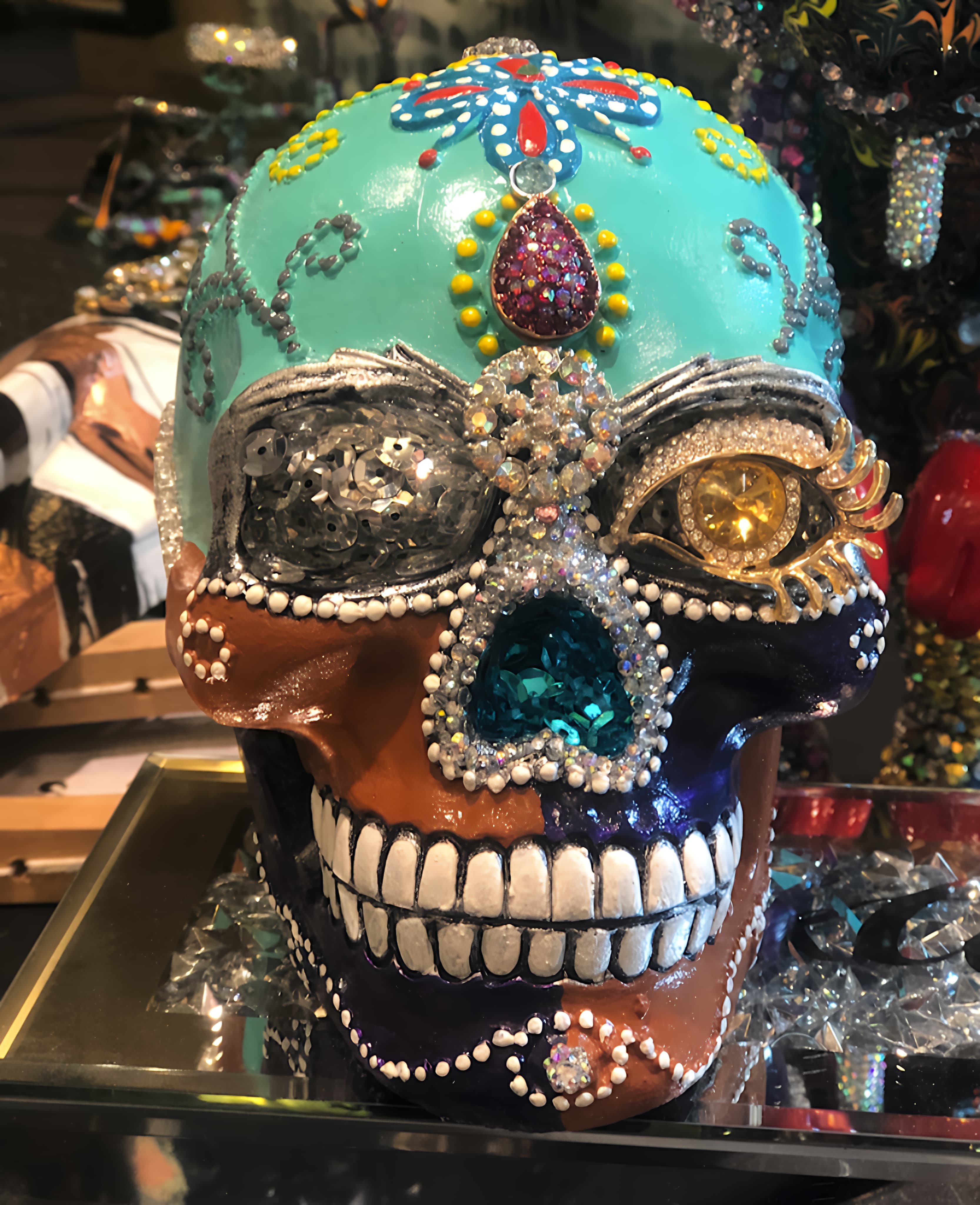 Sugar Skull — Turquoise Dreams