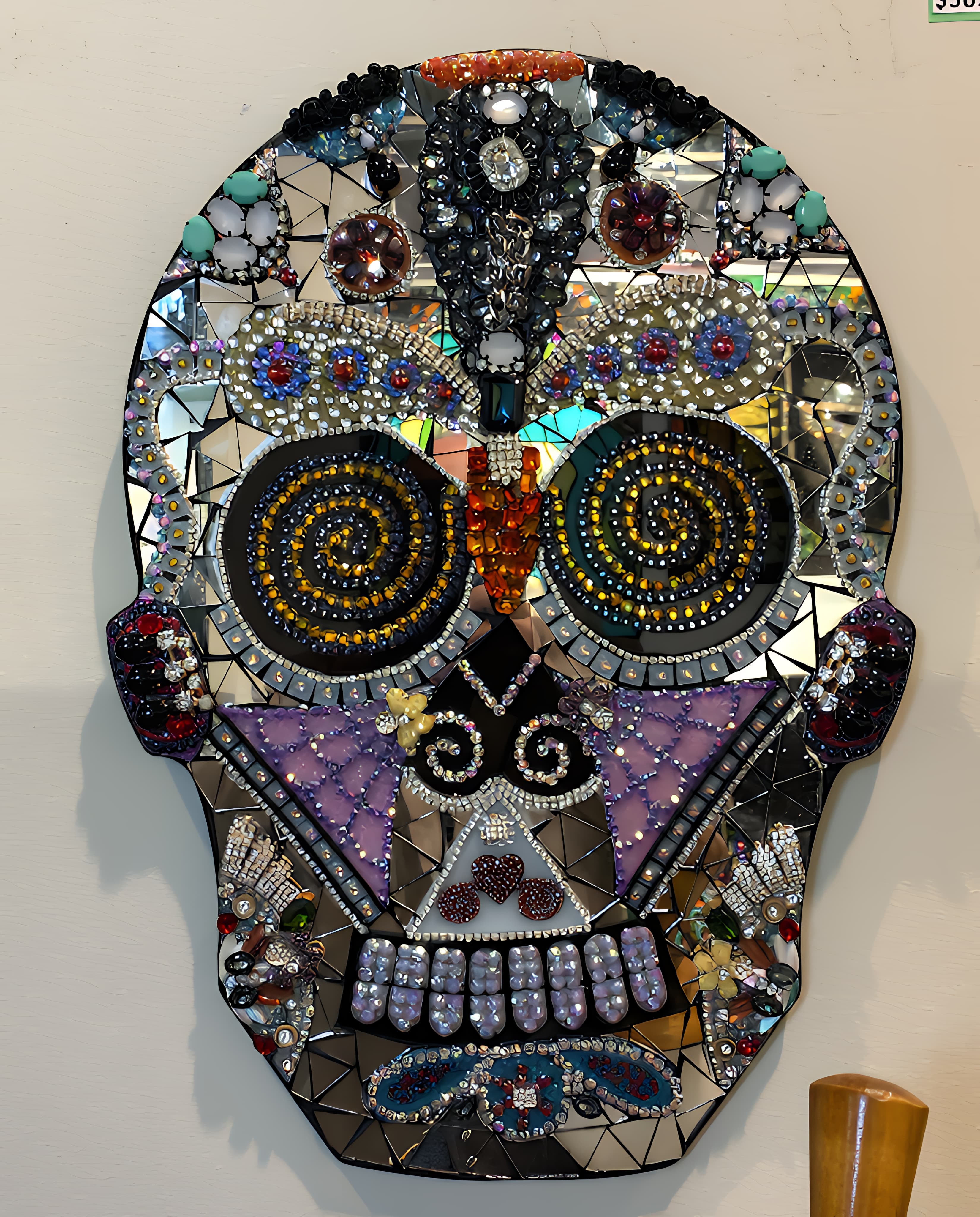 MOSAIC SKULL